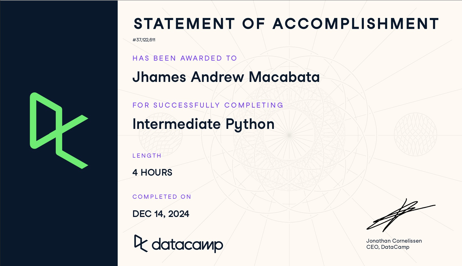 Intermediate Python