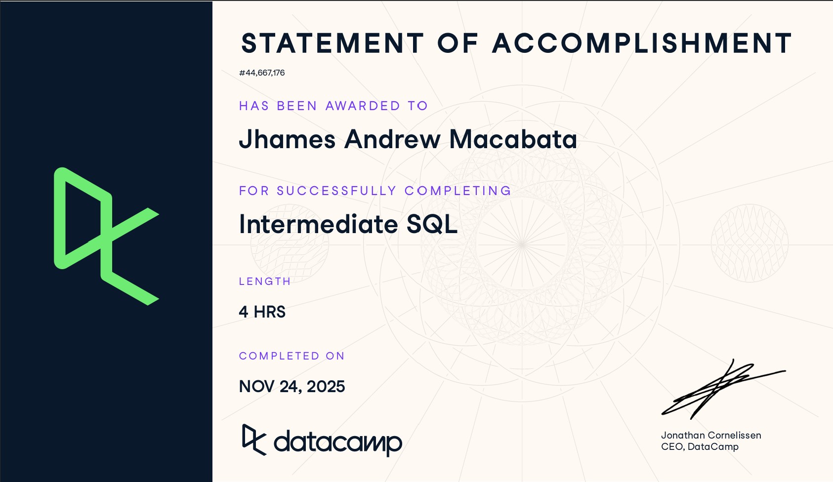 Intermediate SQL